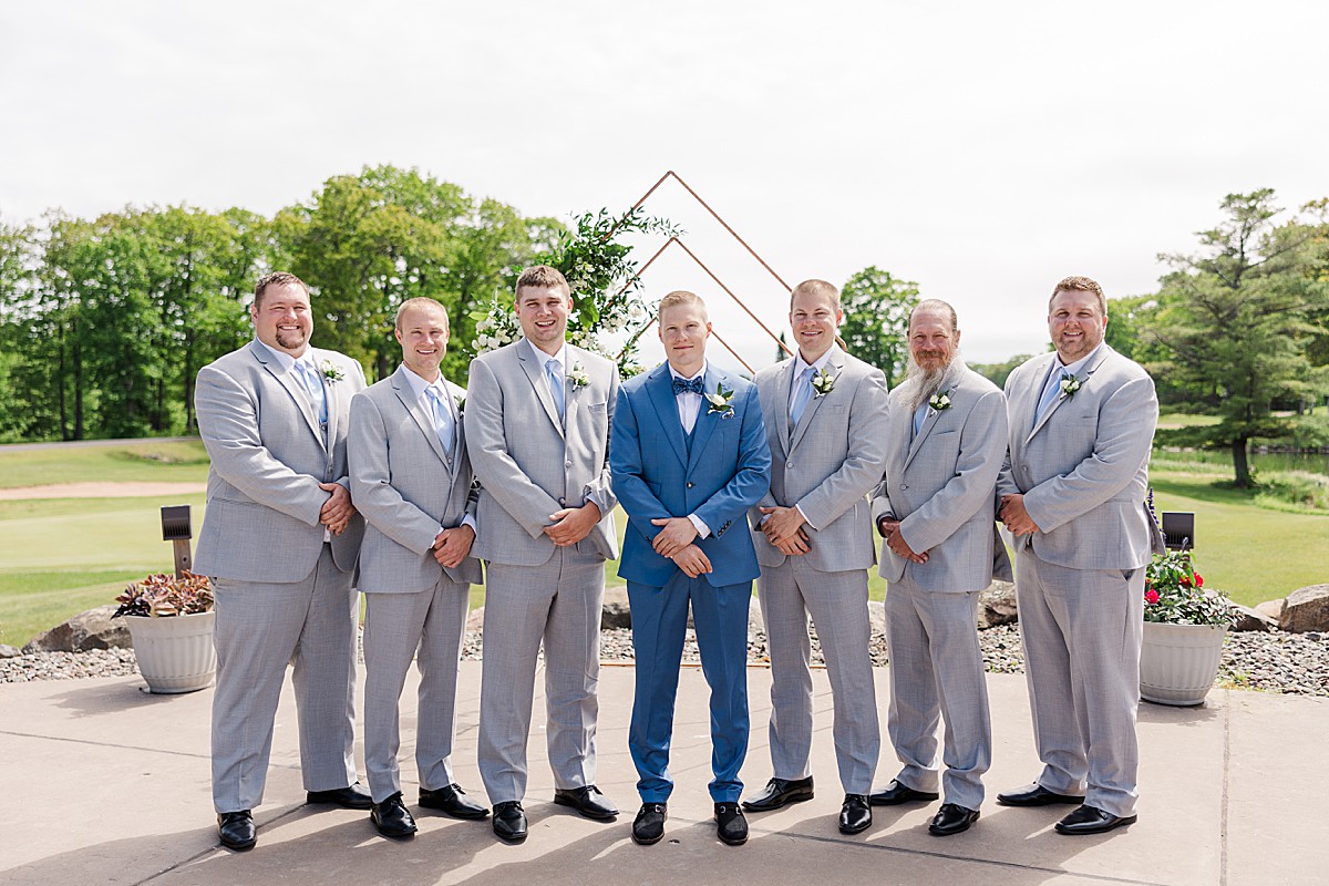Apostle Highlands wedding groomsmen