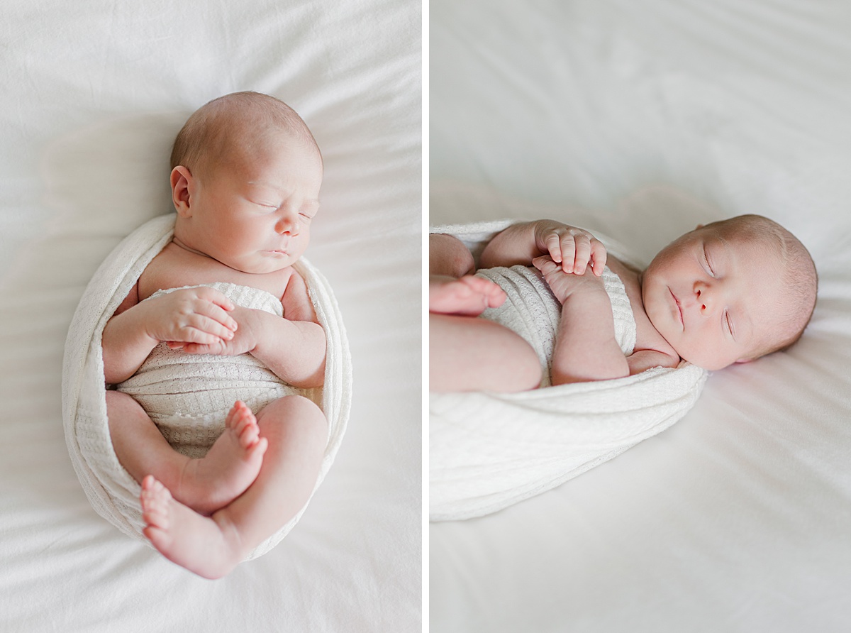 In home newborn photos