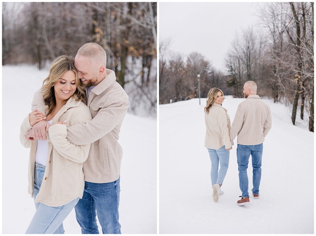 Elm Creek Park Reserve and RK Luxury Studio Engagement Session with Malorie Jane Photography. 
