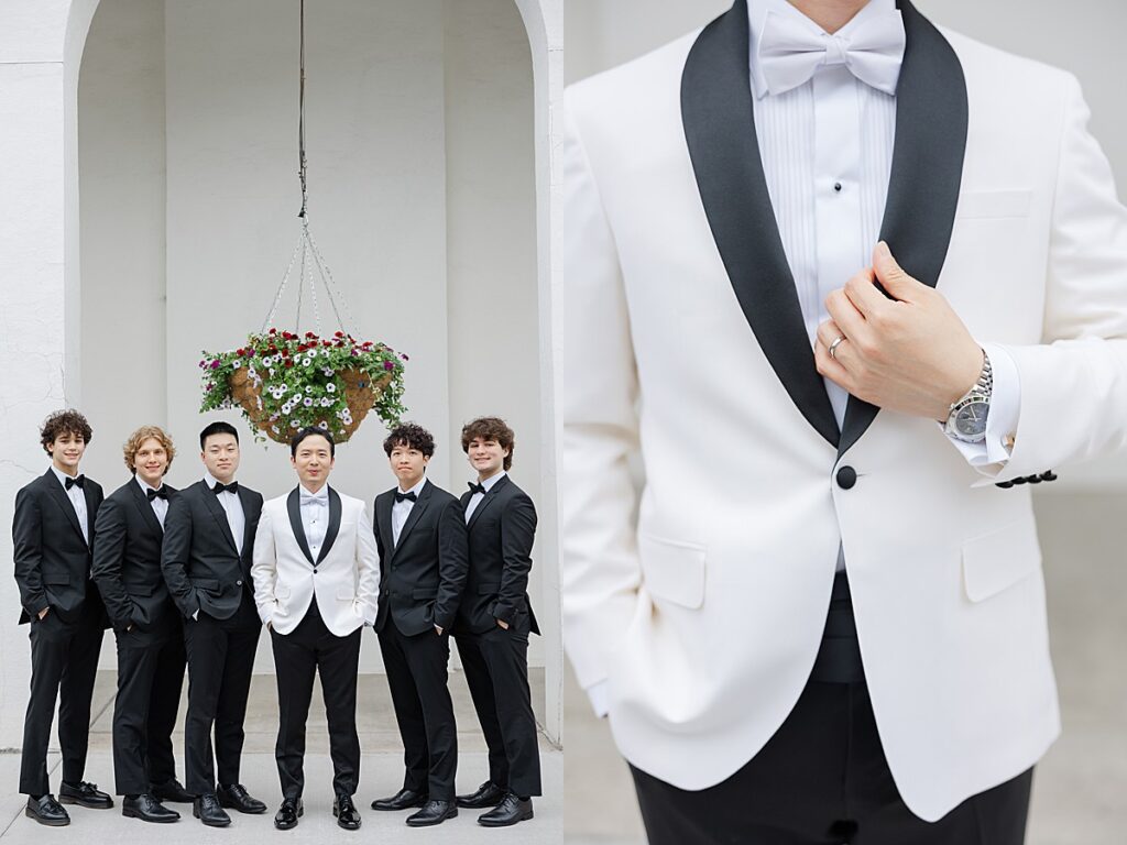 Lafayette Club wedding groomsmen